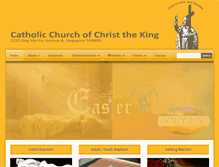 Tablet Screenshot of christtheking.com.sg