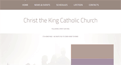 Desktop Screenshot of christtheking.ws